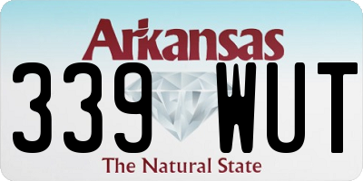AR license plate 339WUT