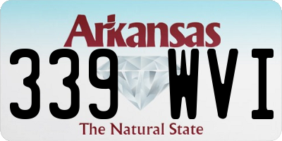AR license plate 339WVI