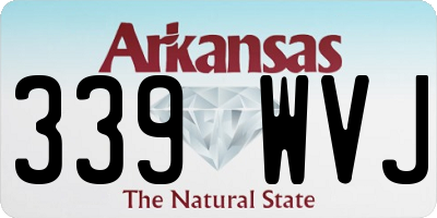 AR license plate 339WVJ