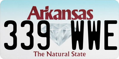AR license plate 339WWE