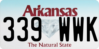 AR license plate 339WWK