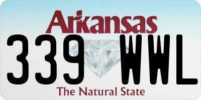 AR license plate 339WWL