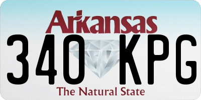 AR license plate 340KPG