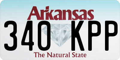 AR license plate 340KPP