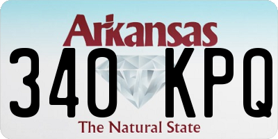 AR license plate 340KPQ