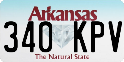 AR license plate 340KPV