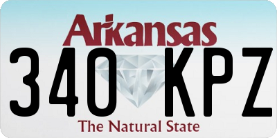 AR license plate 340KPZ