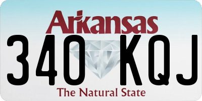 AR license plate 340KQJ