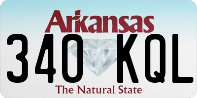 AR license plate 340KQL