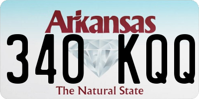 AR license plate 340KQQ
