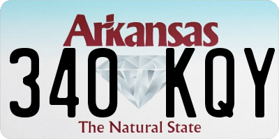 AR license plate 340KQY
