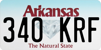 AR license plate 340KRF