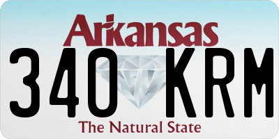 AR license plate 340KRM
