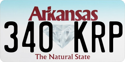 AR license plate 340KRP