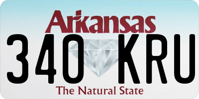 AR license plate 340KRU