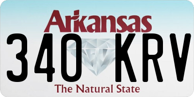 AR license plate 340KRV