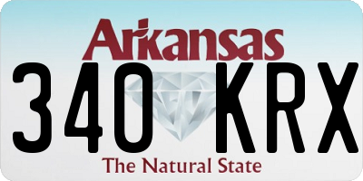 AR license plate 340KRX