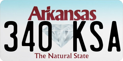 AR license plate 340KSA