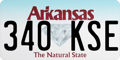 AR license plate 340KSE
