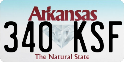 AR license plate 340KSF