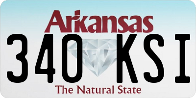 AR license plate 340KSI