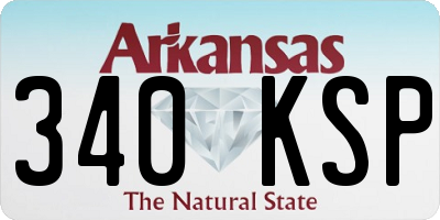 AR license plate 340KSP