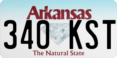 AR license plate 340KST