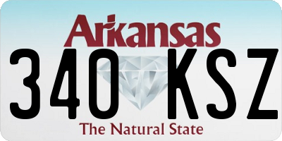 AR license plate 340KSZ