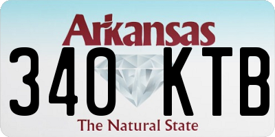 AR license plate 340KTB