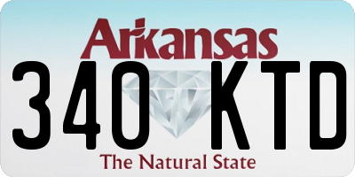 AR license plate 340KTD