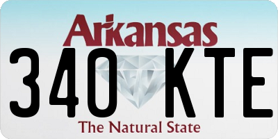 AR license plate 340KTE