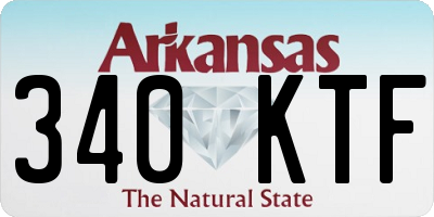 AR license plate 340KTF