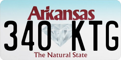 AR license plate 340KTG