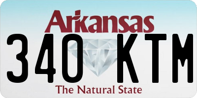 AR license plate 340KTM