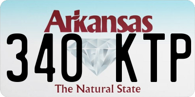 AR license plate 340KTP