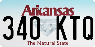 AR license plate 340KTQ