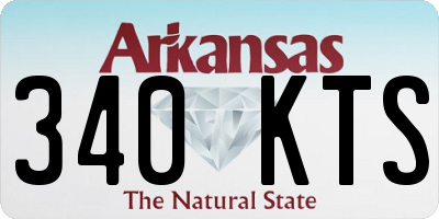 AR license plate 340KTS