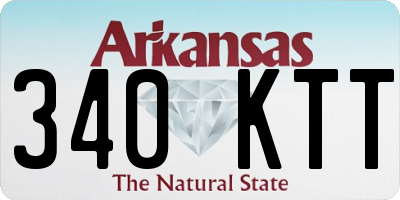 AR license plate 340KTT