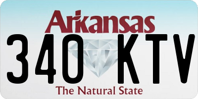 AR license plate 340KTV