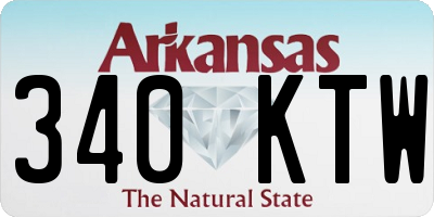 AR license plate 340KTW