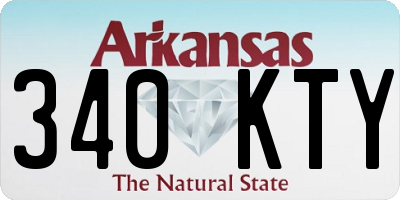 AR license plate 340KTY
