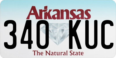 AR license plate 340KUC