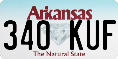 AR license plate 340KUF