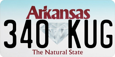 AR license plate 340KUG