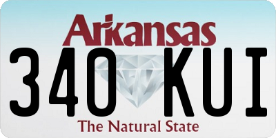 AR license plate 340KUI