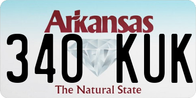 AR license plate 340KUK