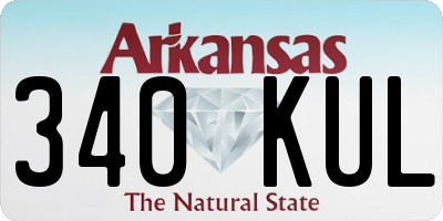 AR license plate 340KUL