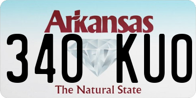 AR license plate 340KUO