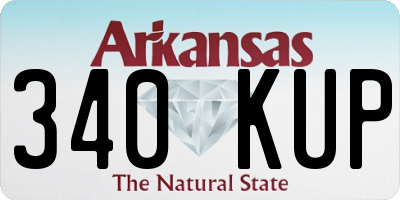 AR license plate 340KUP