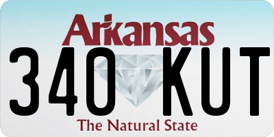 AR license plate 340KUT